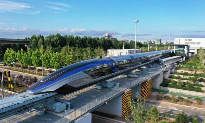 Mengapa pada saat melaju kereta maglev tidak menimbulkan suara berisik