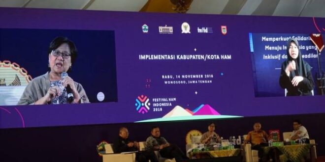 Pelaksanaan hak asasi manusia tidak dapat dilakukan secara mutlak karena