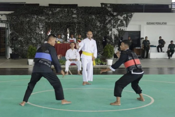 Arah mata angin dalam pencak silat ada