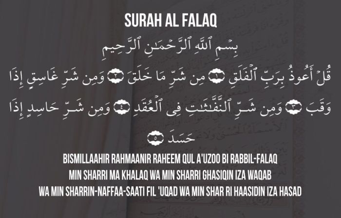 Surat al falaq termasuk golongan surat