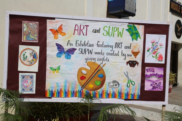 Siapakah yang membuat laporan kegiatan pameran di sekolah