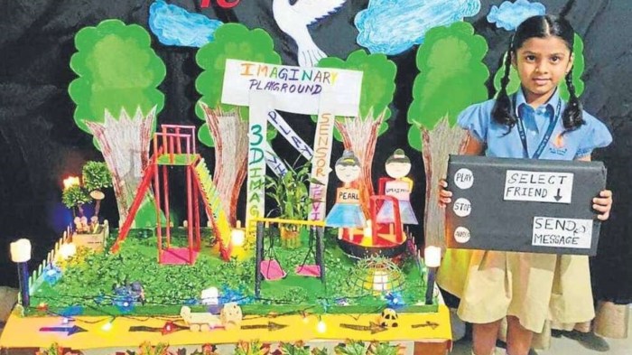 Siapakah yang membuat laporan kegiatan pameran di sekolah