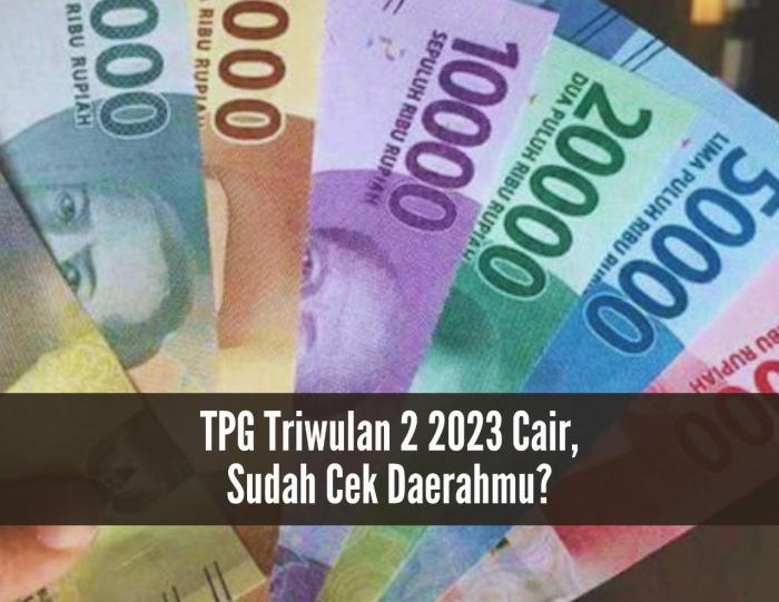 Tpg triwulan 3 2021 kapan cair