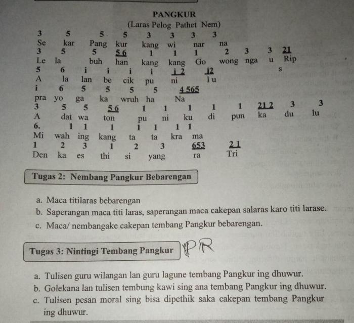 Guru lagune tembang pangkur