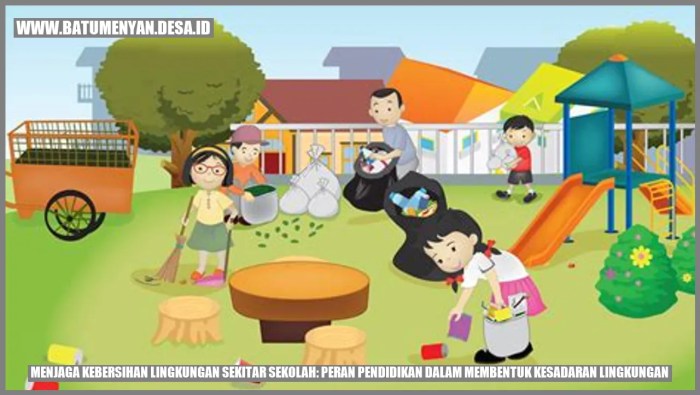 Kebersihan lingkungan sekolah merupakan tanggung jawab