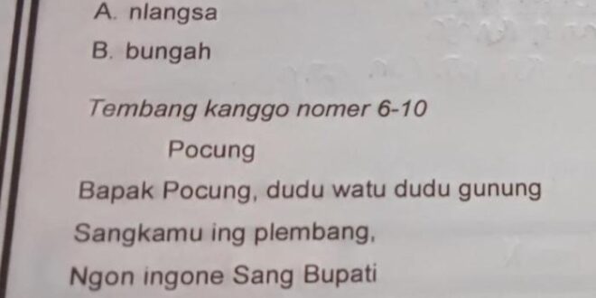 Paugerane tembang pocung