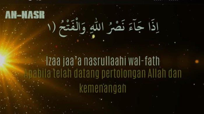 Mengapa surat an nasr tergolong surat madaniyah