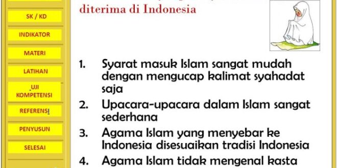 Faktor penyebab islam berkembang pesat di indonesia adalah