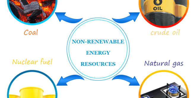 Renewable nonrenewable fossil fuels petroleum coal considered tenaga energies ncert fosil