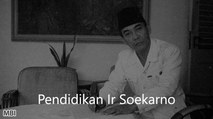 Bagaimana riwayat pendidikan ir soekarno