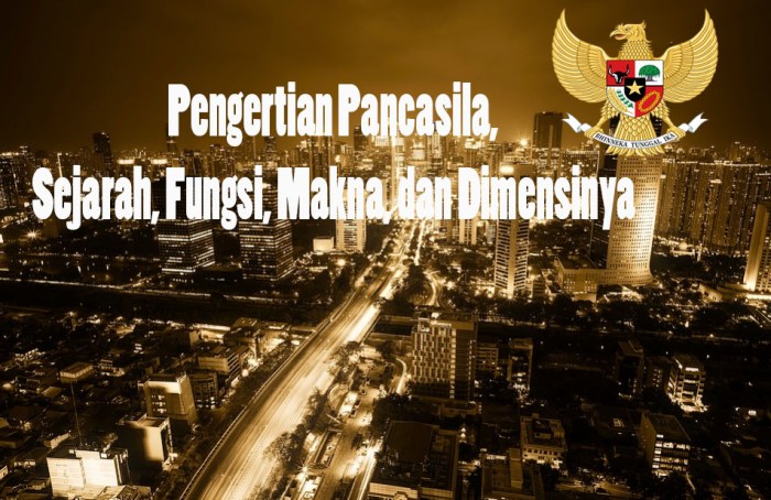 Pancasila merupakan satu kesatuan yang utuh artinya