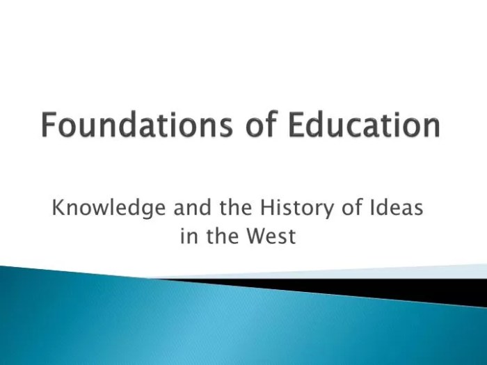 Education slideshare foundations