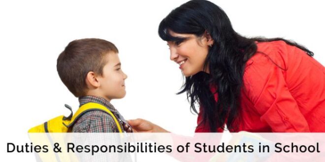 Rights students responsibilities grade poster begins so 4th