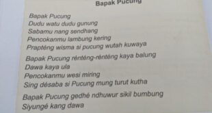 Paugeran tembang pocung