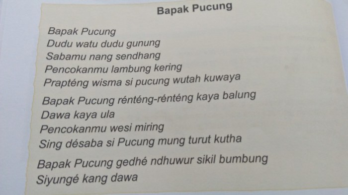 Paugeran tembang pocung