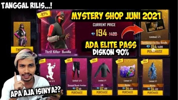 Kapan mystery shop free fire ada lagi 2021