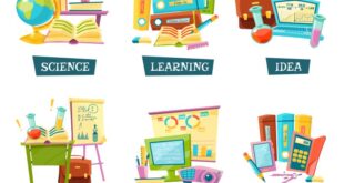 Objects education training vecteezy vector set school