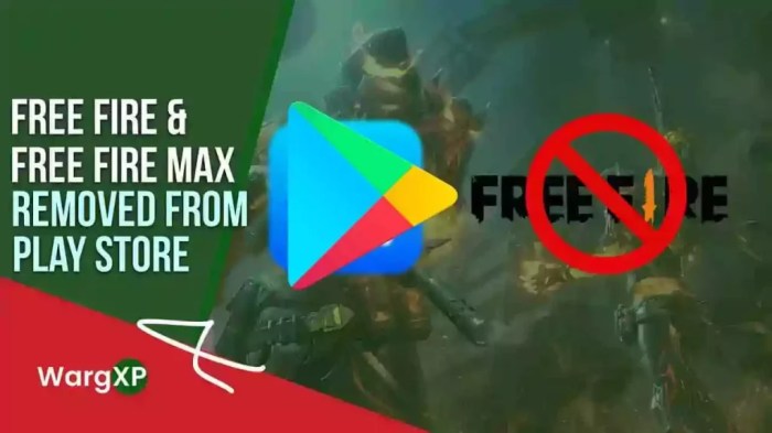 Kapan free fire dihapus dari playstore