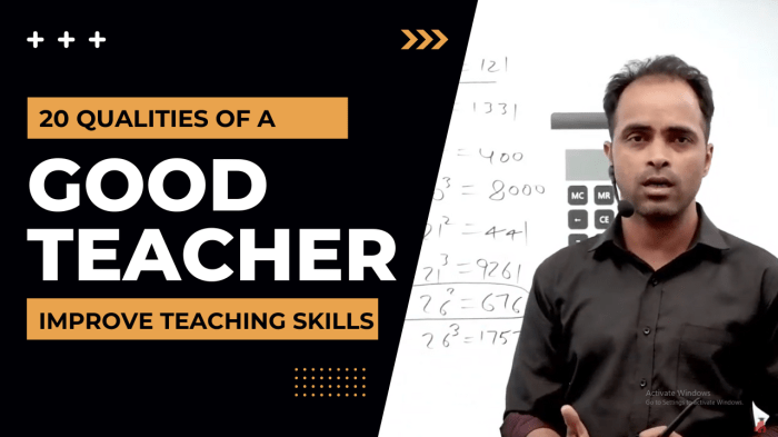 Teacher characteristics good makes one teachers word student who much being reason blog