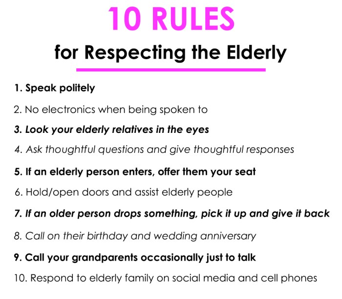 Respect elders should why we our people older paragraph short ways showing