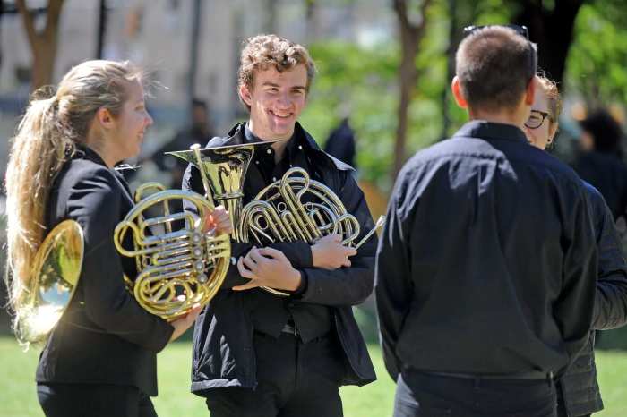 Pelaksanaan pergelaran musik di kelas adalah