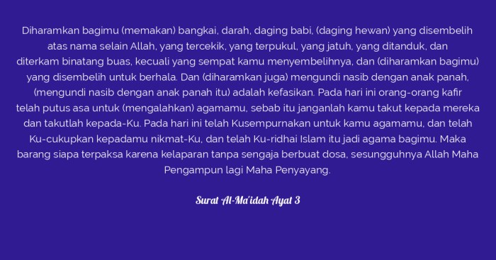 Ayat maidah surat latin tafsir lengkap lihat