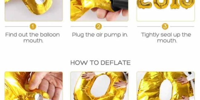 Balloon inflate latex balloons