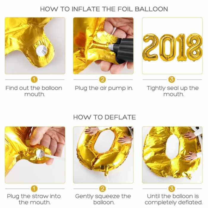 Balloon inflate latex balloons