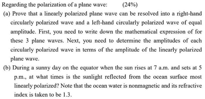 Wave polarization sign document full