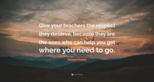 Respect teachers peers quotes quotesgram