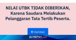 Ujian mandiri tanpa nilai utbk