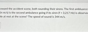 Ambulance siren sound