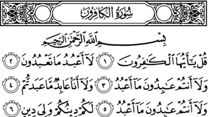 Mengapa surat al kafirun disebut surat makkiyah