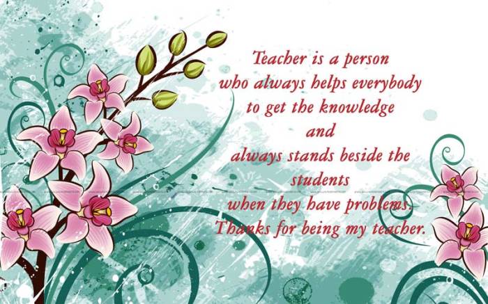 Teacher goodbye student gift poems gifts appreciation ideas letter teachers poem quotes farewell preschool message school students thank day cards