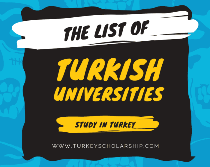 Universitas di turki yang menyediakan beasiswa