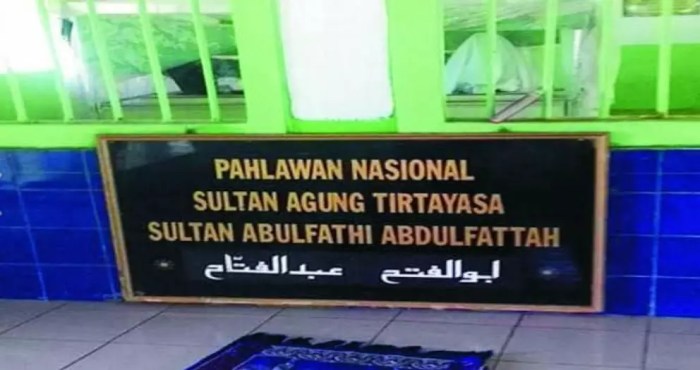 Sultan ageng tirtayasa alasan melakukan perlawanan