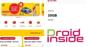 Paket internet indosat tidak bisa digunakan