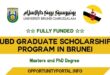 Jurusan di ubd brunei