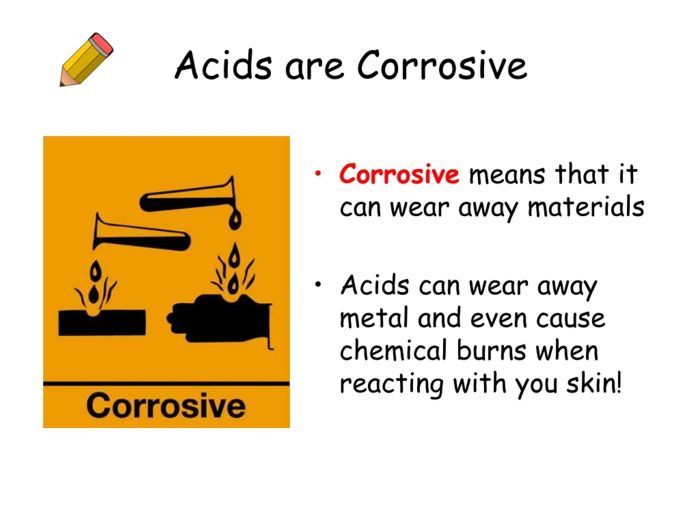 Mengapa asam bersifat korosif