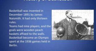 Basketball history creation naismith james was created 1891 started timeline