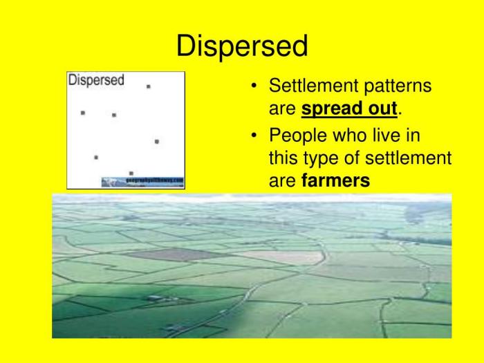 Settlement patterns nucleated linear dispersed why ppt powerpoint presentation slideserve