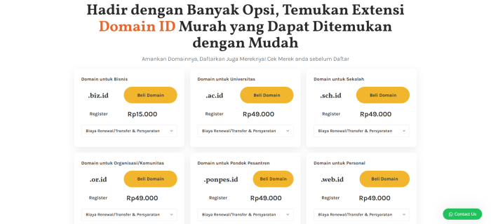 Nama domain untuk pendidikan adalah