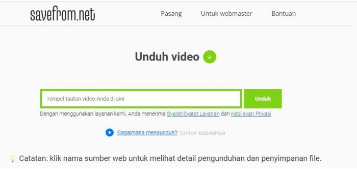 Kenapa video di youtube tidak bisa di download