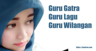 Pengertian guru wilangan