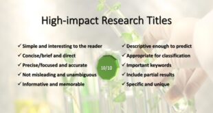 Research title write paper slideshare catching eye