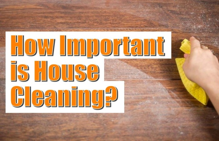 Housekeeping cleaning responsibilities