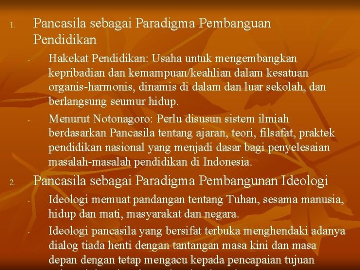 Pancasila sebagai paradigma kampus