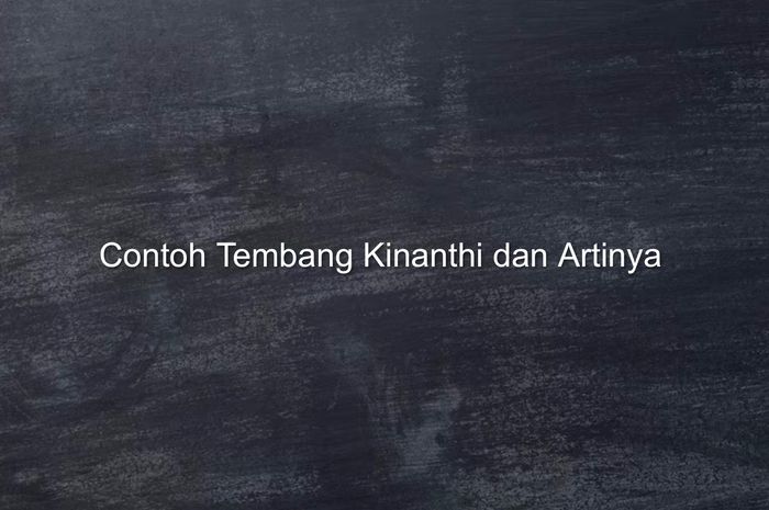 Guru wilangan tembang kinanthi