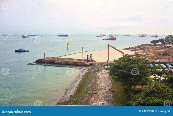 Tujuan pemerintah singapura melakukan reklamasi pantai adalah