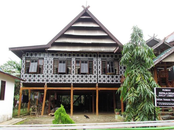 Kampung house traditional stilts stock